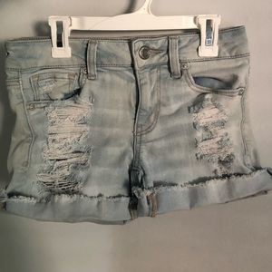 American eagle jean shorts